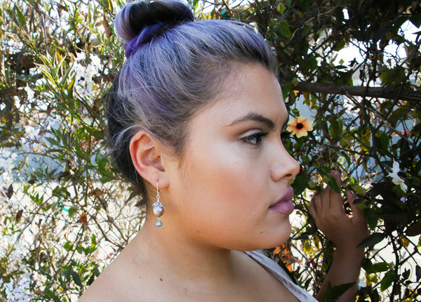 Evening Garden Pearl Earrings