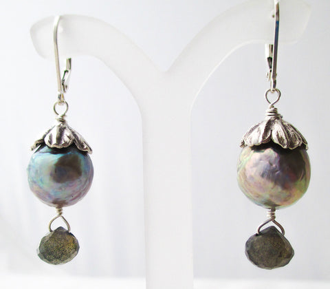 Evening Garden Pearl Earrings
