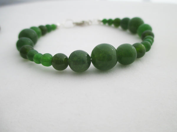 Jade anklet or bracelet