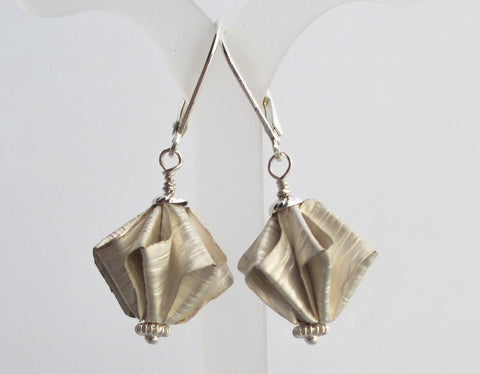 Origami earrings